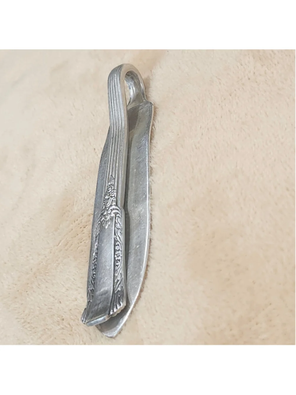 Rogers Treasure Money Clip Card Holder Handmade Accessory Silver Plated